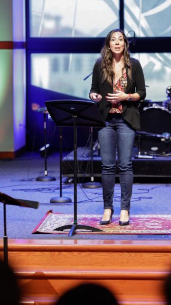 Professor in chapel