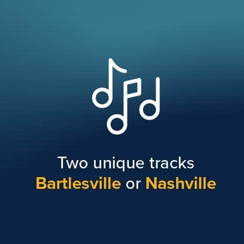 Two unique tracks: Bartlesville or Nashville