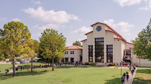 Chapel & Fine Arts Center exterior shot