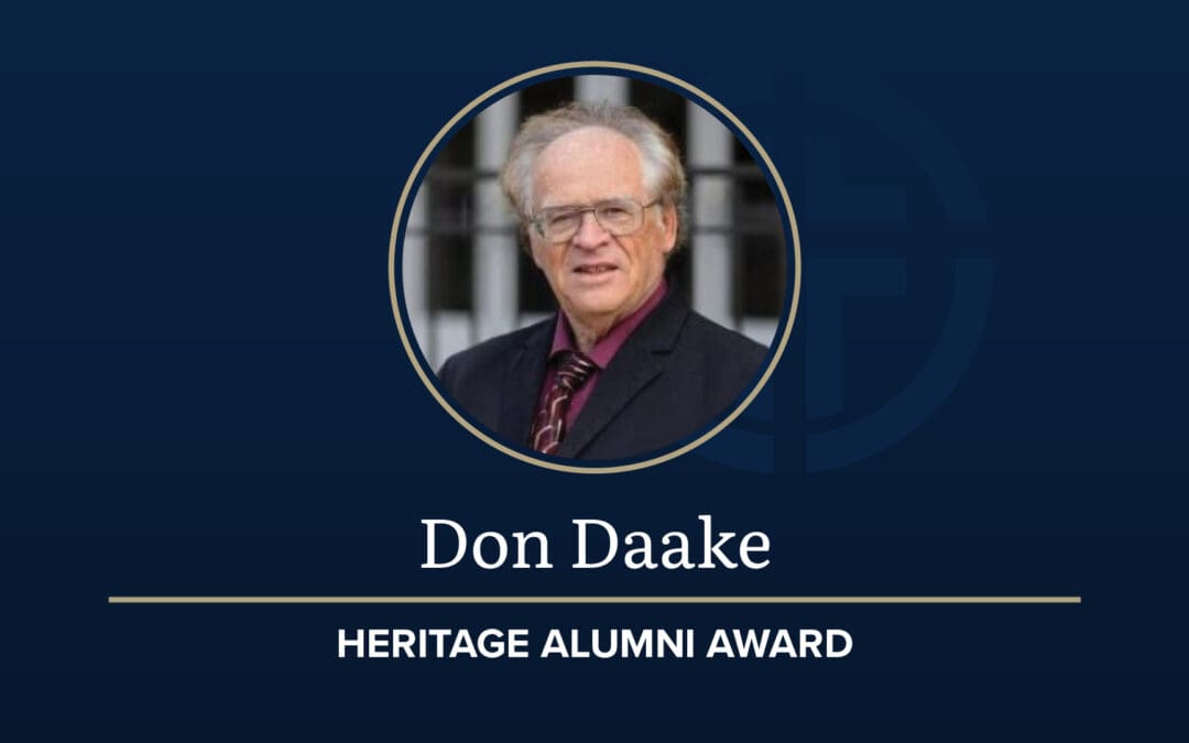 Don Daake: 2024 Heritage Alumni Award